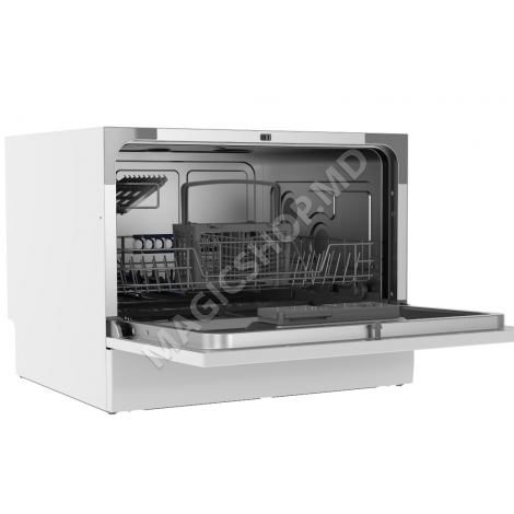 Masina de spalat vase compacta Backer WQP6-3602G WH 